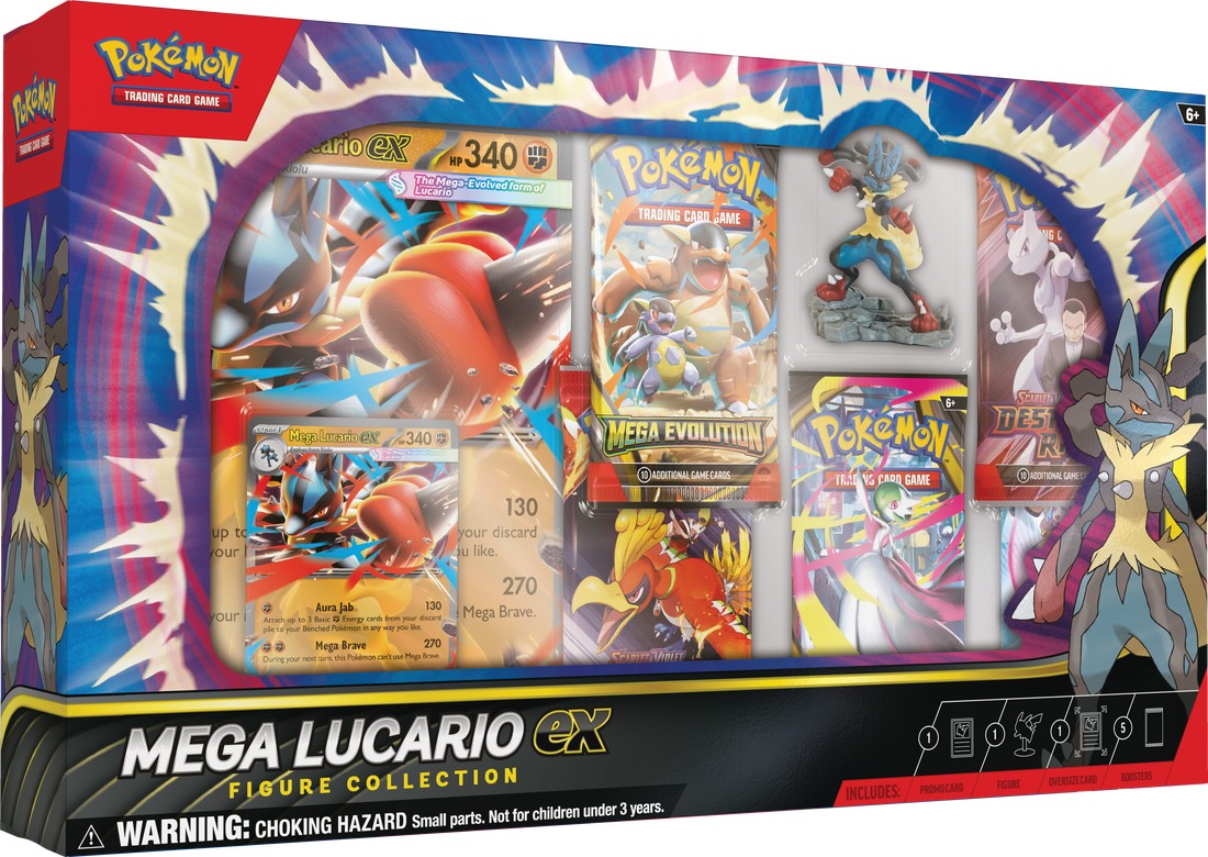 Pokemon: Mega Lucario EX Figure Collection